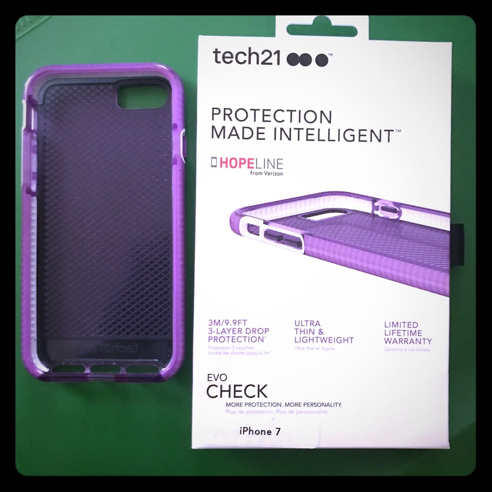 Iphone 7 purple case